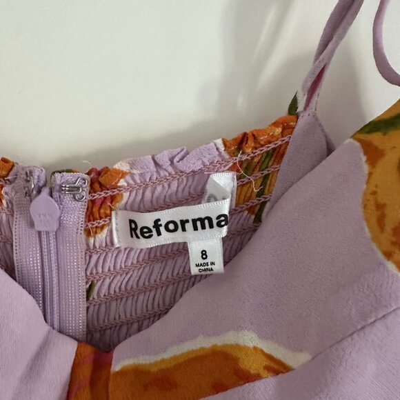 Like New Reformation Juliette Dress Size 8 - Picture 4 of 4